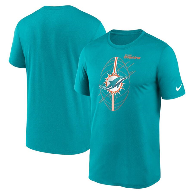 Men's Miami Dolphins Aqua Legend Icon Performance T-Shirt